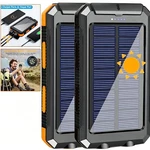 20000MAH Usb Portable Charger Solar Power Bank, Dual 5V Output. Fixed Price $8.51.