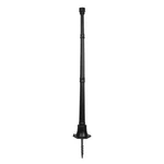 Gama Sonic 64-IN Black Cast Aluminum Outdoor Pathway Solar Lamp Post DPEZ5F0. Fixed Price $124.60.