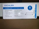 Kichler 4U30K08WHT Series Led 8" 3000K Under Cabinet Lighting Textured White. Fixed Price $50.00.