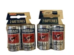 2X Vintage Silver Eveready Nine 9 Lives 2-PACK Cell Flashlight Battery Nos New. Fixed Price $23.94.
