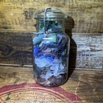 At Least 2 Lbs + Of Faux Sea Glass In Antique Top Presto Jar. Fixed Price $12.99.