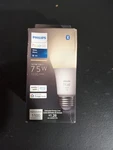 Philips Hue White A19 Bluetooth 75W/1100 Lumen E26 Smart Led Dimmable Bulb. Fixed Price $12.99.
