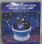 New Lizber Rotating Moon Star Projection Lamp Nursery Led Night Light Purple. Fixed Price $11.00.