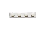 Kichler & Vanity 24" Wide 4-BULB Bathroom Lighting Fixture Chrome 624CH. Fixed Price $17.99.