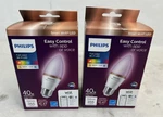 (2) Philips 40-WATT Smart Wi-fi Led Color Changing Light Bulb Powered By Wiz. Fixed Price $28.98.