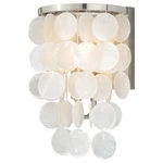 Vaxcel International W0151 Elsa Capiz Shell 1L Vanity Satin Nickel. Fixed Price $114.99.