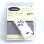 Harbor Breeze Universal Ceiling Fan Light Remote Control #43147 Model RC-103L. Fixed Price $15.00.