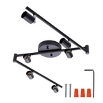 Aiboo 6-LIGHT Adjustable Dimmable Track Lighting Kit, Flexible Fold... Fast Ship. Fixed Price $45.99.