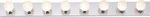 Nuvo 77-195 8-LIGHTS 48" Bathroom Vanity. Fixed Price $128.29.