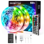 Daybetter Led Strip Lights 50FT, Color Changing With Remote C.... Fixed Price $22.20.