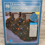 70 Multi Color Led Net Lights Holiday Time Green Wire Indoor Outdoor 4X4 Walmart. Fixed Price $14.99.