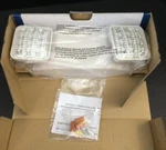 Lit-path Led Emergency Exit Lighting Fixture W 2 Heads & Battery Backup. Fixed Price $17.95.