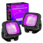 Rechargeable 2 Pack, 6000AMH Battery Powered Blacklight, 395NM Po.... Fixed Price $50.58.