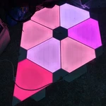 Nanoleaf Triangle Limited With 15 Panels And Rigid Linker & Rhythm Ook. Fixed Price $275.95.