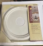 Portfolio 16 In. White Smooth Ceiling Medallion #0338720 New Nib. Fixed Price $17.99.