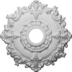 Ekena Millwork CM18RL Riley Ceiling Medallion, 18"OD X 3 1/2"ID 1/2"P (fits. Fixed Price $39.99.