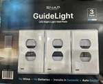 Snappower Guidelight Led Night Lights Wall Plate 3 Pack Duplex No Wire New. Fixed Price $70.00.