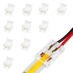 8MM 2-PIN Led Strip Wire Connectors 10 Pcs Solderless Transparent. Fixed Price $19.63.