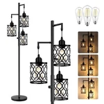 Rottogoon Dimmable Farmhouse Floor Lamp, Industrial For Living Roo.... Fixed Price $81.88.
