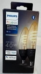 Philips Hue 40W White Ambiance Filament Led Smart Candle-shaped Bulb Pack Of 2. Fixed Price $54.98.