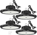 150W Ufo Led High Bay Light 4 Pack - 22500LM, IP65 For Warehouse & Workshop. Fixed Price $334.99.