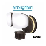 Enbrighten Dual-head 210 Smart Led Bronze 2500 Lumen Outdoor Security Light. Fixed Price $39.99.