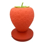 Strawberry Night Light - Led Rechargeable Lamp Red Usb Cord Glow Kidcore. Fixed Price $18.00.