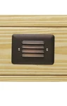 Kichler 15782-27 Bronze 5" Led Mini Louvered Step Light 2700K. Fixed Price $79.00.