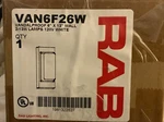 New Rab VAN6F26W Vandalproof X Wall Lamps 120V White. Fixed Price $75.00.