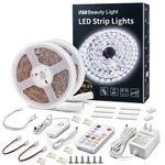 Led Strip Lights White, 50.5FT Dimmable With Rf Remote, 24V P.... Fixed Price $85.12.