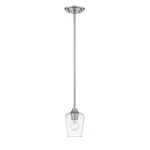 Z-lite 473MP-BN Joliet 1 Light 5.5 Inch Brushed Nickel Pendant Ceiling. Fixed Price $64.32.