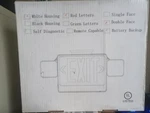 Exit Sign Emergency With Red Letters - Howard Lighting HL04093RW Combo. Fixed Price $55.00.