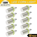 10PCS 100W Led Corn Cob Bulb Warehouse Garage High Bay Lamp 6000K E39 Mogul Base. Fixed Price $524.62.