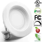Bioluz Led 4-INCH 10 Watt 90 Cri Dimmable Retrofit Recessed Lighting Fixture. Fixed Price $11.63.