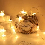 Fiber Optic String 30 Led 15FT Warm Lights Fairy Ramadan Xmas Wedding Decoration. Fixed Price $10.99.
