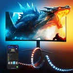 Rgbic Gaming Monitor Light, Smart Led Backlight For Curved Screens, 123 Modes. Fixed Price $99.99.