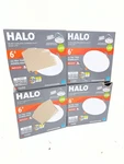 4PK Halo 6 In.color Selectable New Construction/remodel Canless Recessed Led Kit. Fixed Price $39.99.