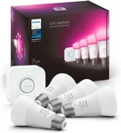 Philips Hue Smart Light Starter Kit - Includes (1) Bridge And (4) 75W A19, E26. Fixed Price $149.99.