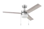 Harbor Breeze Vue 44 Blade Ceiling Fan Brush Nickel W/ Light Kit 1362368. Fixed Price $47.95.