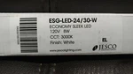 New Jesco Lighting ESG-LED-24/30-W 24" Sleek Adjustable Under Cabinet 3000K. Fixed Price $39.95.