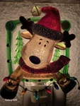 Christmas Night Light Veilleuse Santa Reindeer Wall Plug-in So Cute Ready To Lit. Fixed Price $10.00.