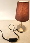 LT2013-BWN-2PK Simple Designs Sand Nickel Mini Basic Table Lamp Brown Small. Fixed Price $14.25.