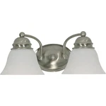 Nuvo Lighting 60/341 Empire Bathroom Vanity Brushed Nickel. Fixed Price $71.99.