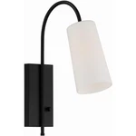 Crystorama ALX-4501-MK Alexa Swing Arm Wall Lamp Matte Black. Fixed Price $94.62.