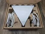 Nanoleaf NL22 Triangle Shape 9 Tile Light Panels With Rhythm And 6 Connectors. Fixed Price $105.00.