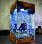 Star Wars Darth Vader Resin Lamp Handmade Led Desk & Room Decor. Fixed Price $99.50.