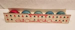 Vintage Pack Shiny Brite Ball Ornaments Box 4 Blue & Pink, 10.5". Fixed Price $27.49.
