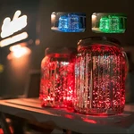 Hanging Solar Lantern Lights Outdoor PACK,20 Led Mercury Glass Mason Jar. Fixed Price $28.87.