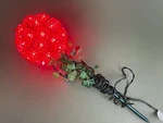 Wintergreen 50 Lite 5.5'' Red Starlight Sphere Faux Ivy Stake Christmas. Fixed Price $39.99.