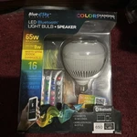 Sky Led Bluetooth Light Bulb Plus Speaker With Remote 16 Different Colors. Fixed Price $15.00.